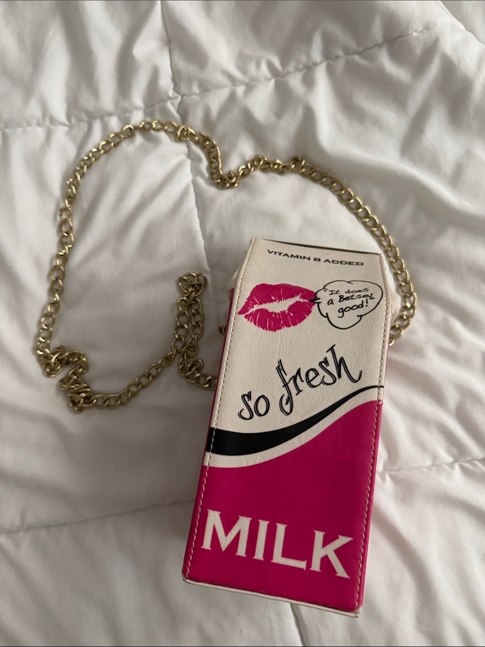 Betsey Johnson Milk Carton bag - vintage retired